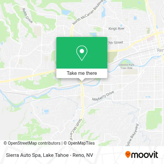 Sierra Auto Spa map