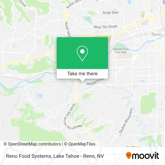 Reno Food Systems map