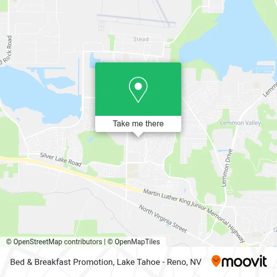 Bed & Breakfast Promotion map