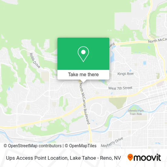 Ups Access Point Location map
