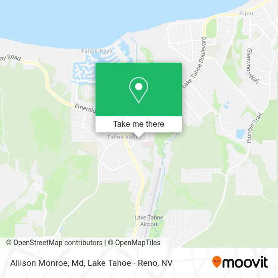 Allison Monroe, Md map