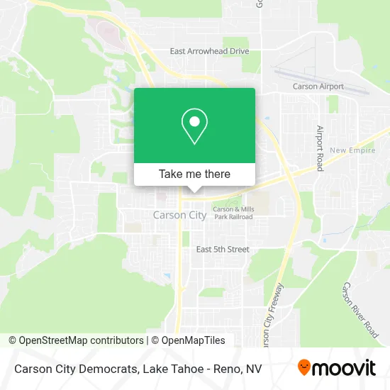 Carson City Democrats map