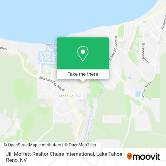 Jill Moffett-Realtor Chase International map