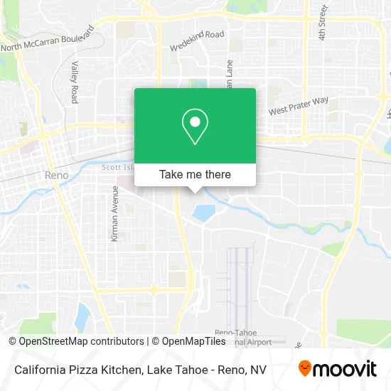 California Pizza Kitchen map