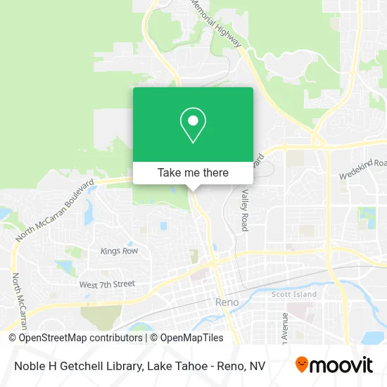 Noble H Getchell Library map