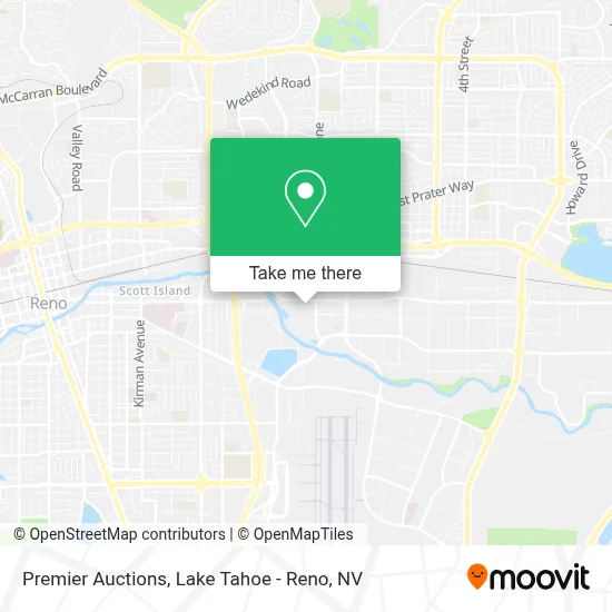 Premier Auctions map