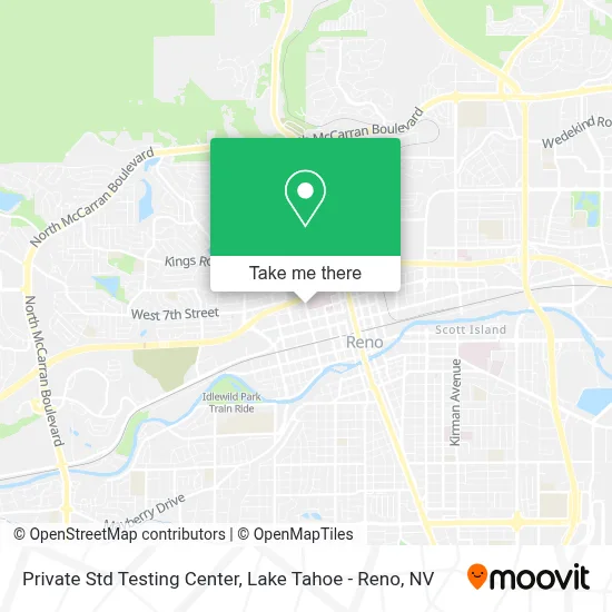 Private Std Testing Center map