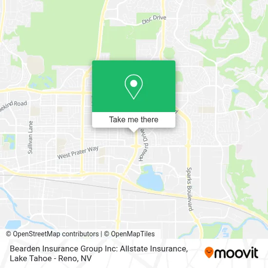 Bearden Insurance Group Inc: Allstate Insurance map