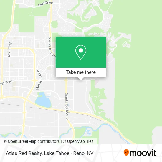 Atlas Red Realty map