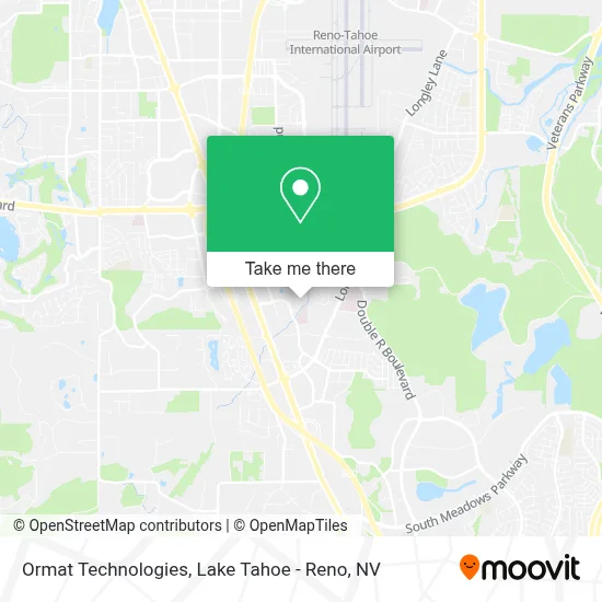 Ormat Technologies map