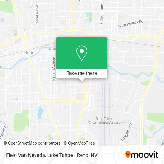Field Van Nevada map