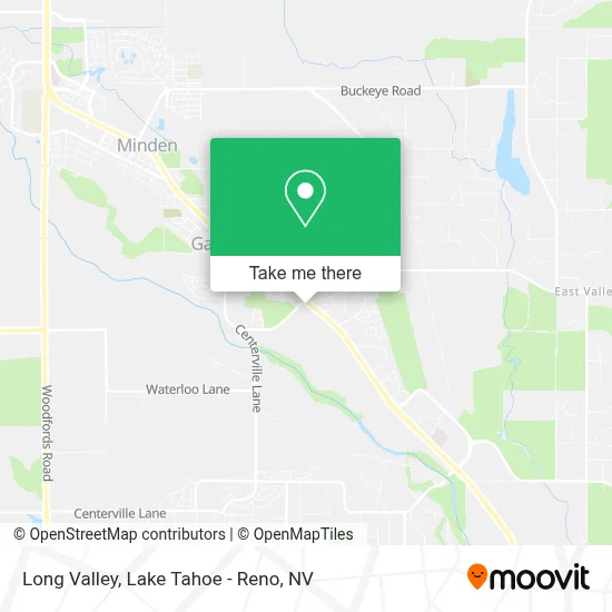 Long Valley map