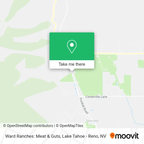 Ward Ranches: Meat & Guts map