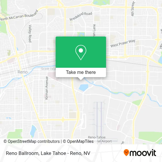 Reno Ballroom map
