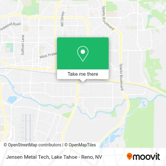 Jensen Metal Tech map