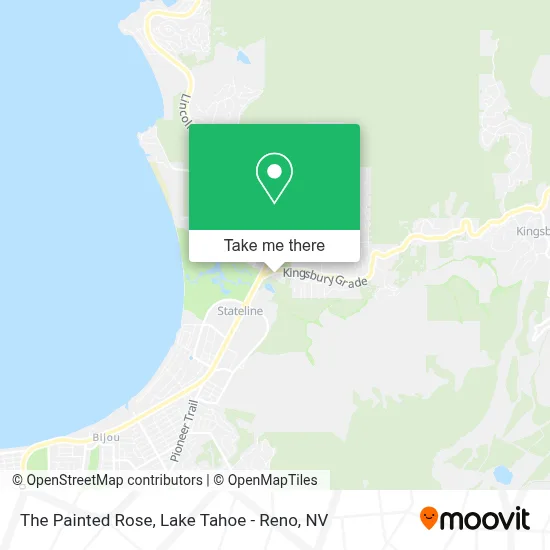 The Painted Rose map