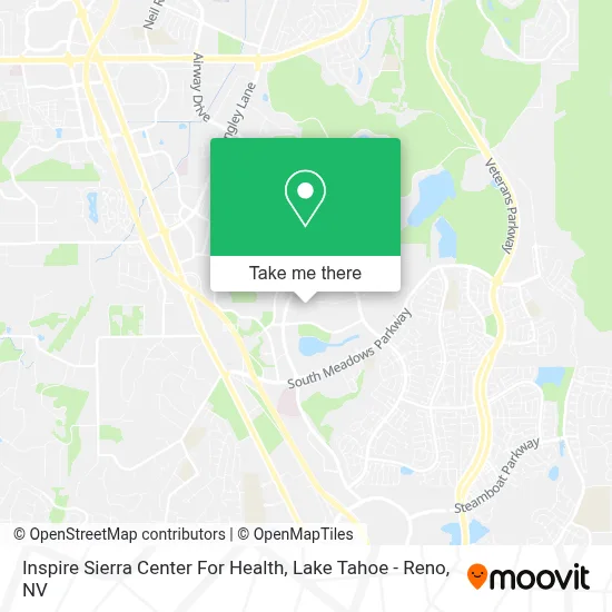 Inspire Sierra Center For Health map