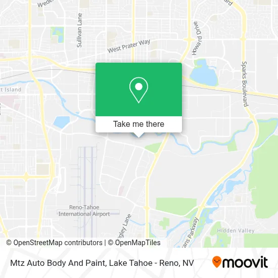 Mtz Auto Body And Paint map