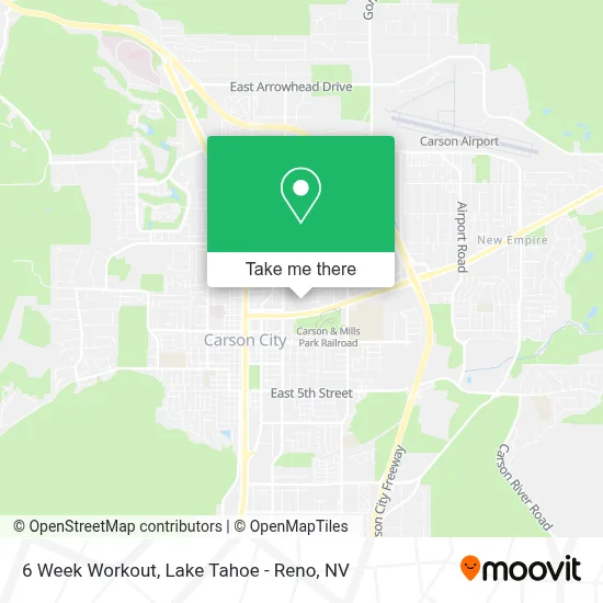 6 Week Workout map