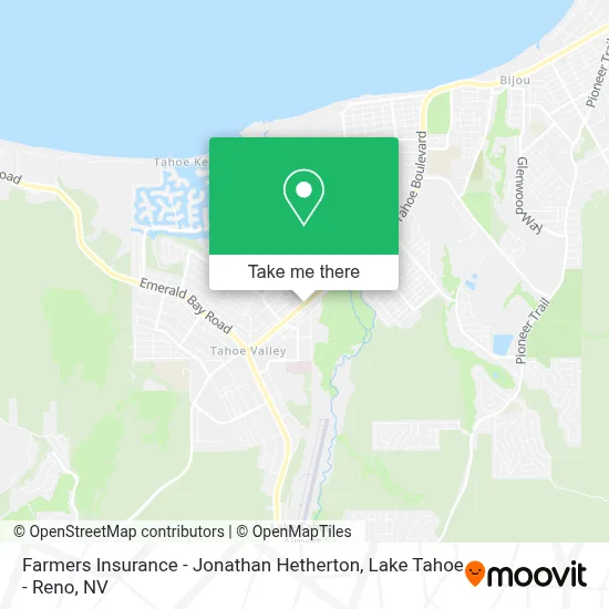 Farmers Insurance - Jonathan Hetherton map