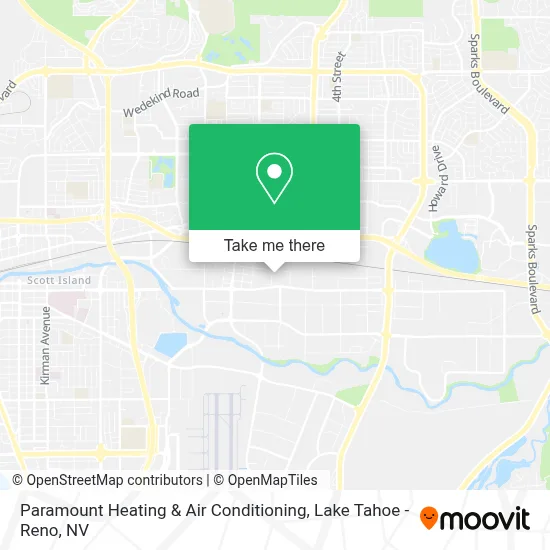 Paramount Heating & Air Conditioning map