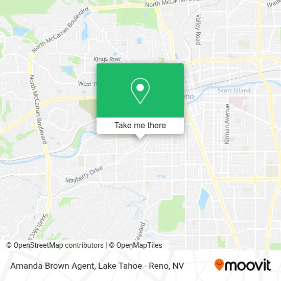 Amanda Brown Agent map