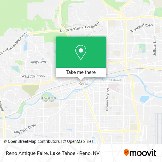Reno Antique Faire map