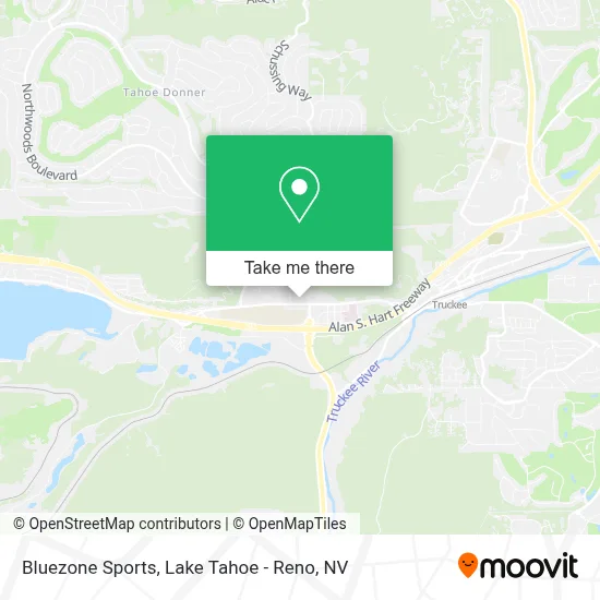 Bluezone Sports map