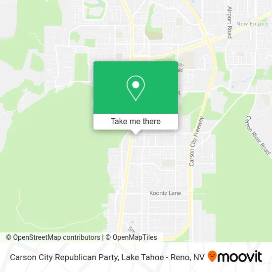 Carson City Republican Party map