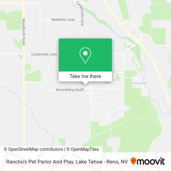 Rancho's Pet Parlor And Play map
