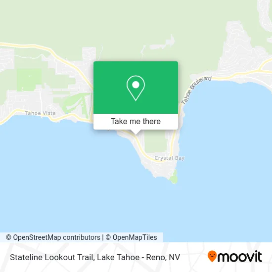 Stateline Lookout Trail map