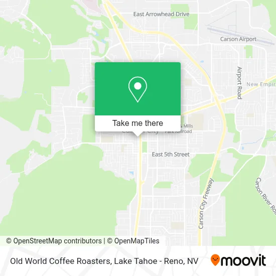 Old World Coffee Roasters map