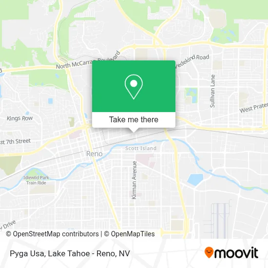 Pyga Usa map