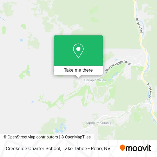 Creekside Charter School map