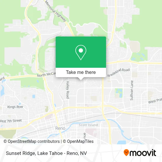 Sunset Ridge map
