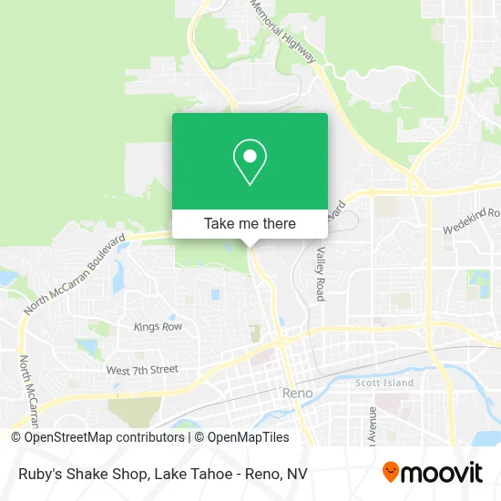 Ruby's Shake Shop map