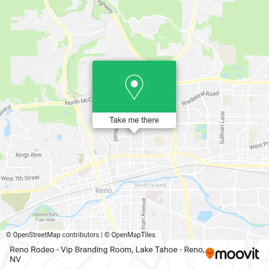 Reno Rodeo - Vip Branding Room map