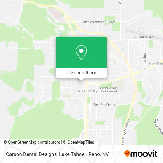 Carson Dental Designs map