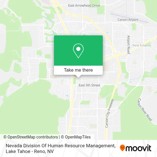 Nevada Division Of Human Resource Management map