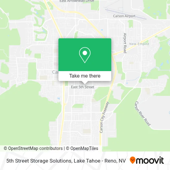 5th Street Storage Solutions map