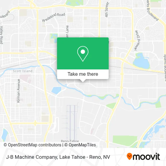 J-B Machine Company map
