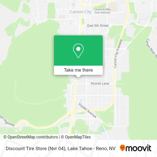 Discount Tire Store (Nvr 04) map