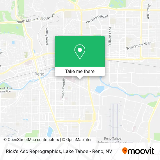 Rick's Aec Reprographics map
