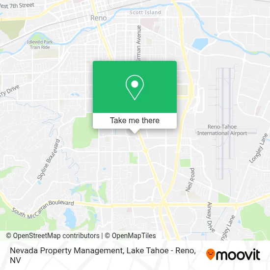 Nevada Property Management map