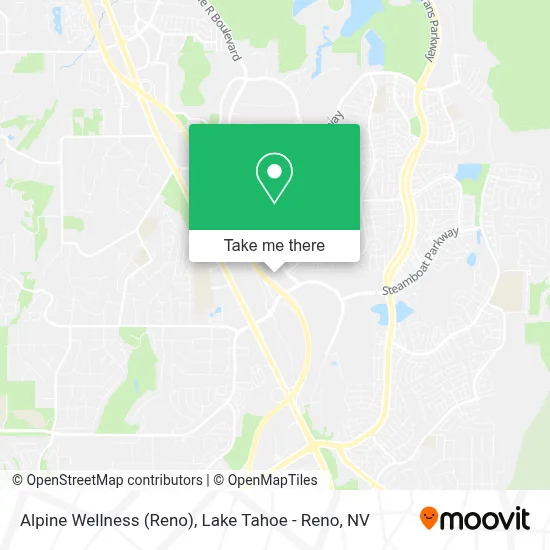 Alpine Wellness (Reno) map