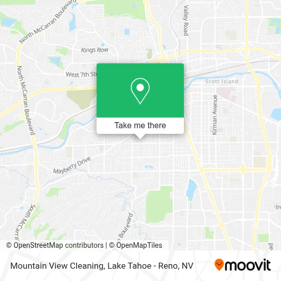 Mountain View Cleaning map