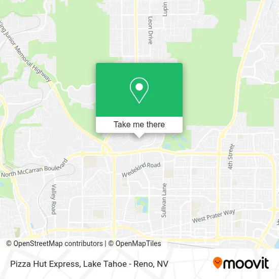 Pizza Hut Express map
