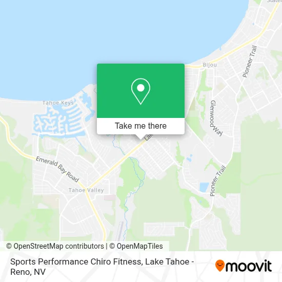 Sports Performance Chiro Fitness map