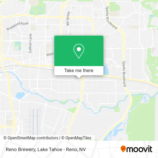 Reno Brewery map