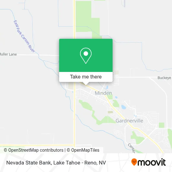 Nevada State Bank map